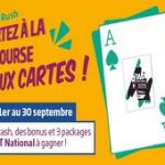 PMU Poker ouvre le Card Rush de septembre 2016 : 15.000€ en jeu avec 3 packages WPT