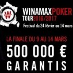 Qualifiez vous pour le Festival Winamax Poker Tour 2017 avec un total de 1.000.000 d'euros garantis